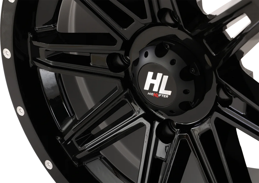 High Lifter Products Wheel - HL22 - Front/Rear - Gloss Black - 14x7 - 4/156 - 4+3 (+10 mm) 14HL22-1256 - Side View