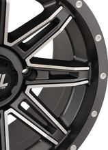 Load image into Gallery viewer, High Lifter Products Wheel - HL22 - Front/Rear - Gloss Black w/Machined - 14x7 - 4/156 - 4+3 (+10 mm) 14HL22-1156 - Side View