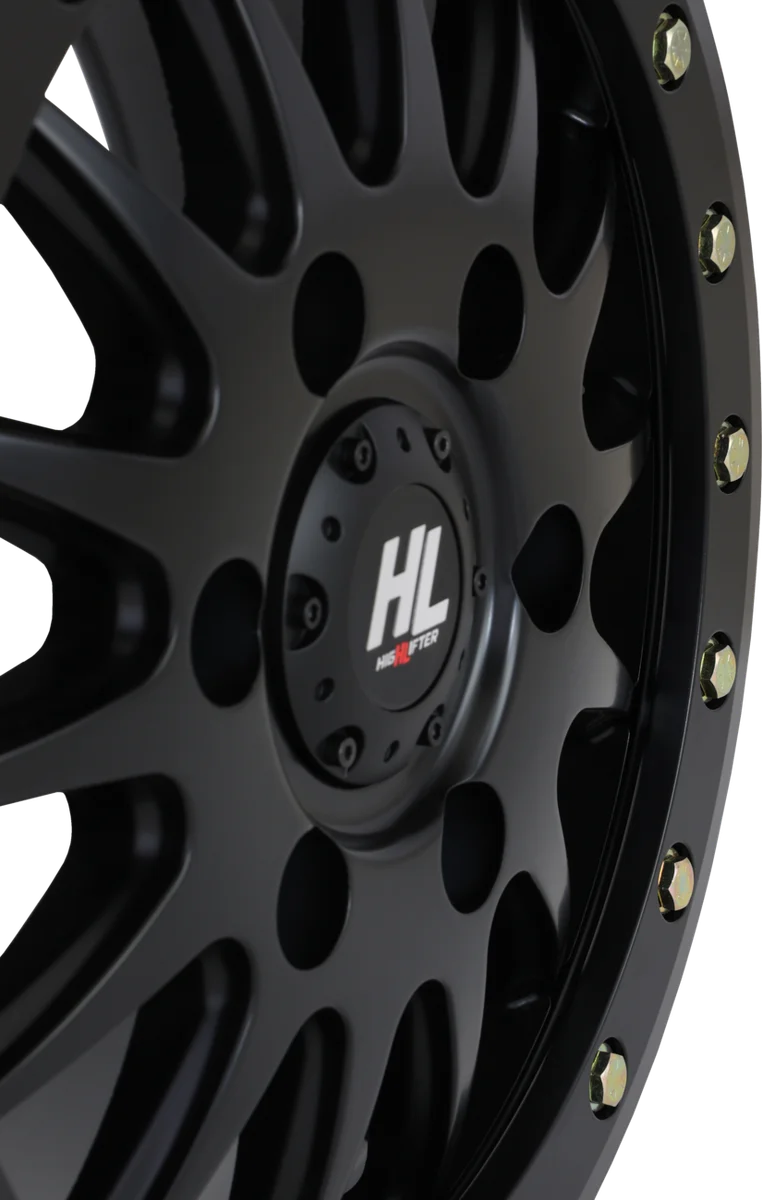 High Lifter Products Wheel - HL24 - Front/Rear - Black - 15x7 - 6/5.5 - 5+2 (+38 mm) 15HL24-1465 - Back View