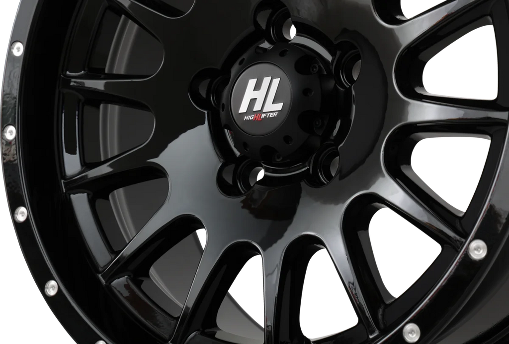 High Lifter Products Wheel - HL25 - Front/Rear - Black - 15x7 - 5/4.5 - 4+3 (+10 mm) 15HL25-1255 - Side View