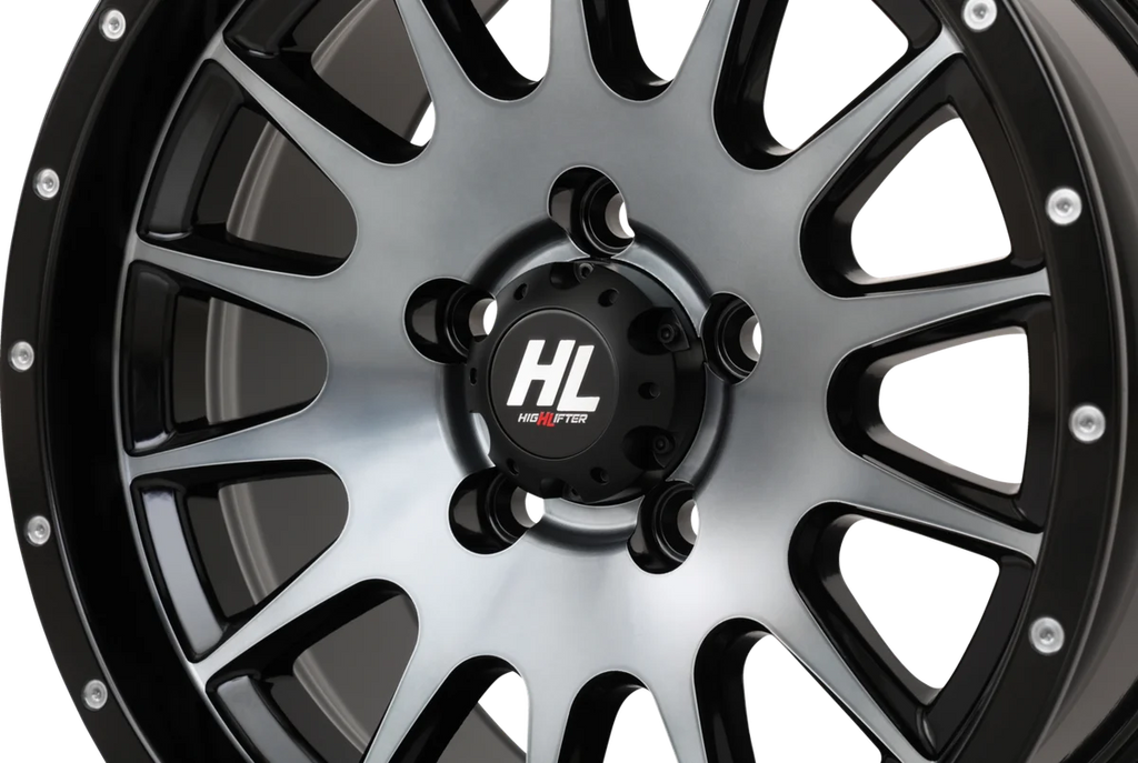 High Lifter Products Wheel - HL25 - Front/Rear - Dark Tint Gray - 15x7 - 4/156 - 4+3 (+10 mm) 15HL25-1656 - Installation View
