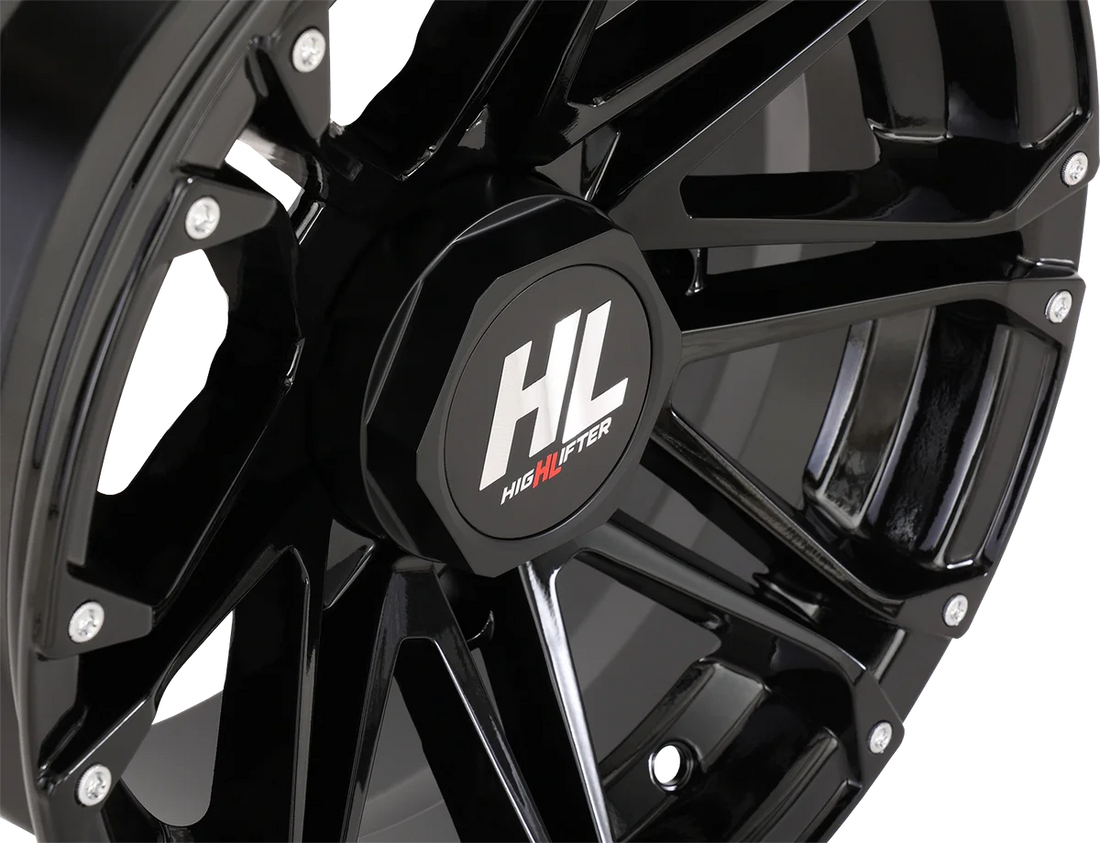 High Lifter Products Wheel - HL3 - Front/Rear - Gloss Black - 14x7 - 4/110 - 4+3 (+10 mm) 14HL03-1210 - Side View