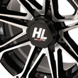 Load image into Gallery viewer, High Lifter Products Wheel - HL3 - Front/Rear - Gloss Black w/Machined - 14x7 - 4/137 - 4+3 (+10 mm) 14HL03-1137 - Side View
