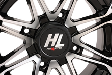 Load image into Gallery viewer, High Lifter Products Wheel - HL3 - Rear - Gloss Black w/Machined - 14x7 - 4/110 - 2+5 (-47 mm) 14HL03-1111 - Back View