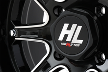 Load image into Gallery viewer, High Lifter Products Wheel - HL4 - Front/Rear - Gloss Black w/Machined - 14x7 - 4/110 - 4+3 (+10 mm) 14HL04-1110 - Back View