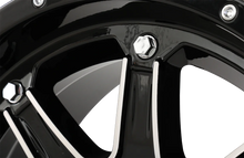 Load image into Gallery viewer, High Lifter Products Wheel - HL4 - Front/Rear - Gloss Black w/Machined - 14x7 - 4/137 - 4+3 (+10 mm) 14HL04-1137 - Side View