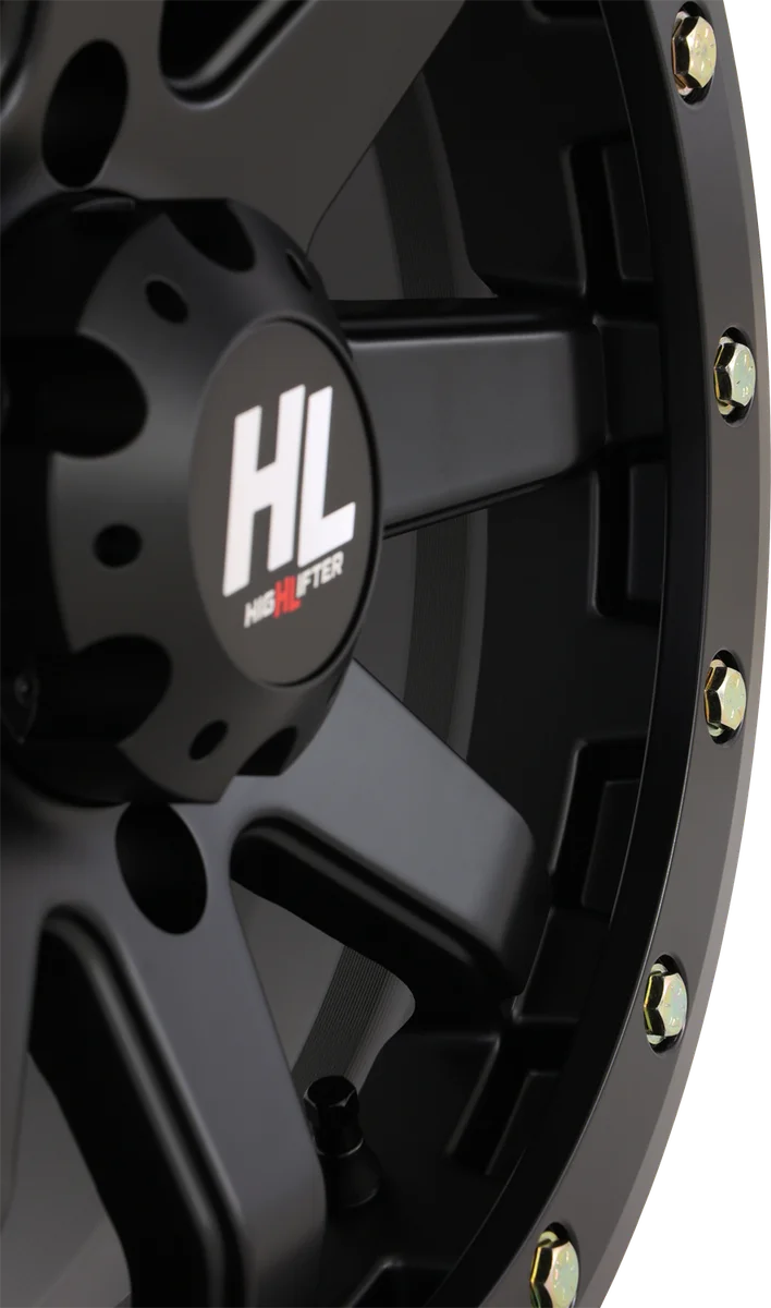 High Lifter Products Wheel - HL9 Beadlock - Front/Rear - Matte Black - 15x7 - 4/137 - 4+3 15HL09-1436 - Installation View