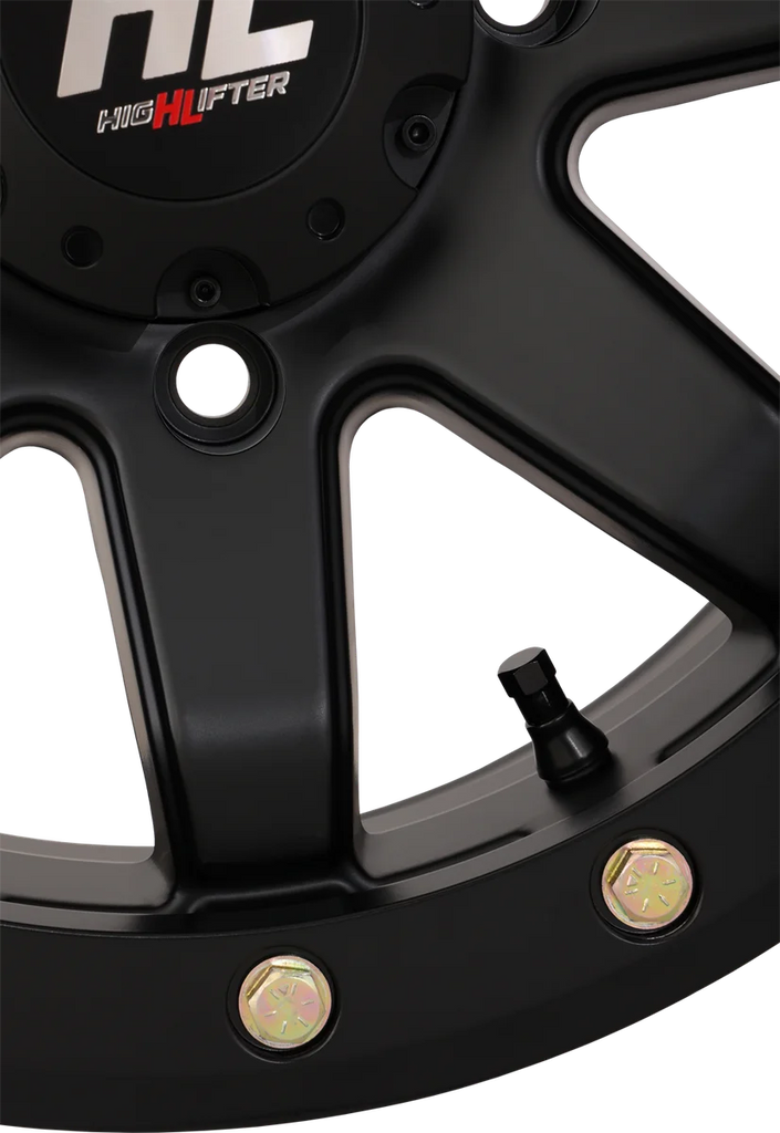 High Lifter Products Wheel - HL9 Beadlock - Front/Rear - Matte Black - 15x7 - 4/156 - 5+2 (+30 mm) 15HL09-1456 - Back View