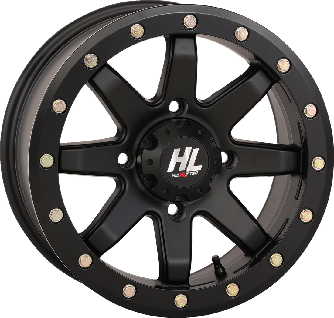 High Lifter Products Wheel - HL9 Beadlock - Front/Rear - Matte Black - 18x7 - 4/137 - 6+1 (+45 mm) 18HL09-1438 - Side View