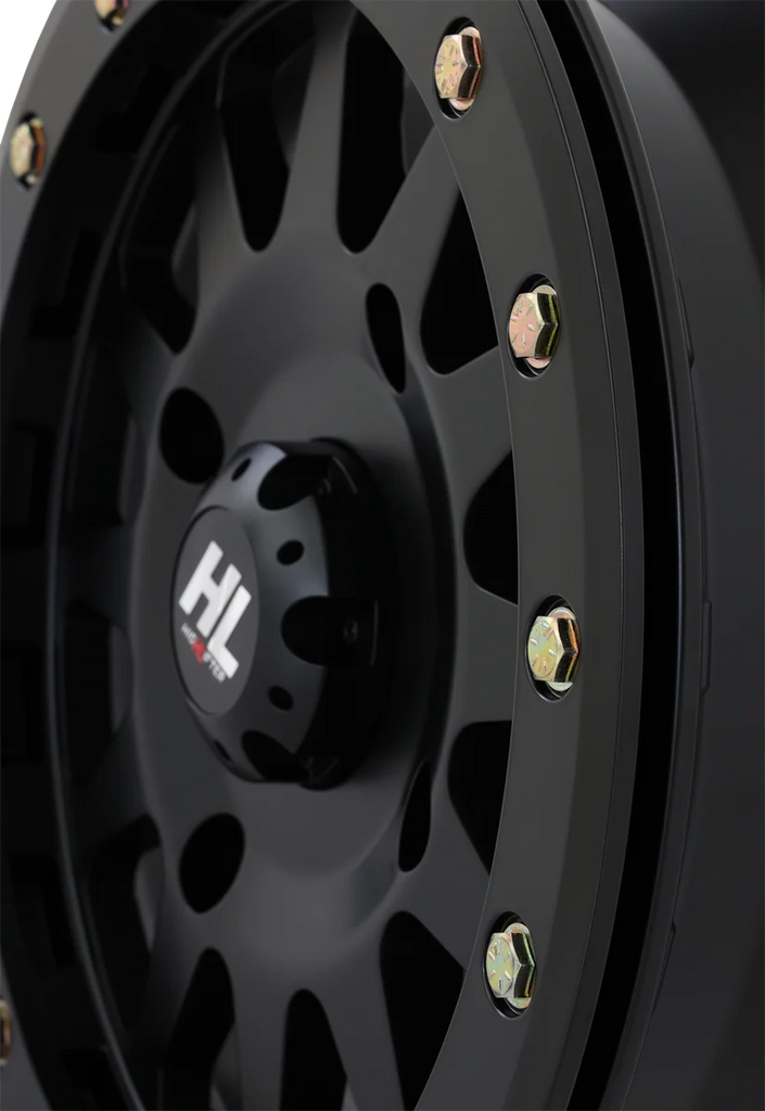 High Lifter Products Wheel - HLA1 Beadlock - Front/Rear - Matte Black - 14x7 - 4/137 - 5+2 (+40 mm) 14HLA1-1437 - Side View