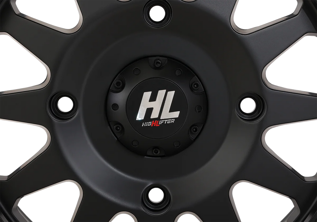 High Lifter Products Wheel - HLA1 Beadlock - Front/Rear - Matte Black - 14x7 - 4/137 - 5+2 (+40 mm) 14HLA1-1437 - Back View