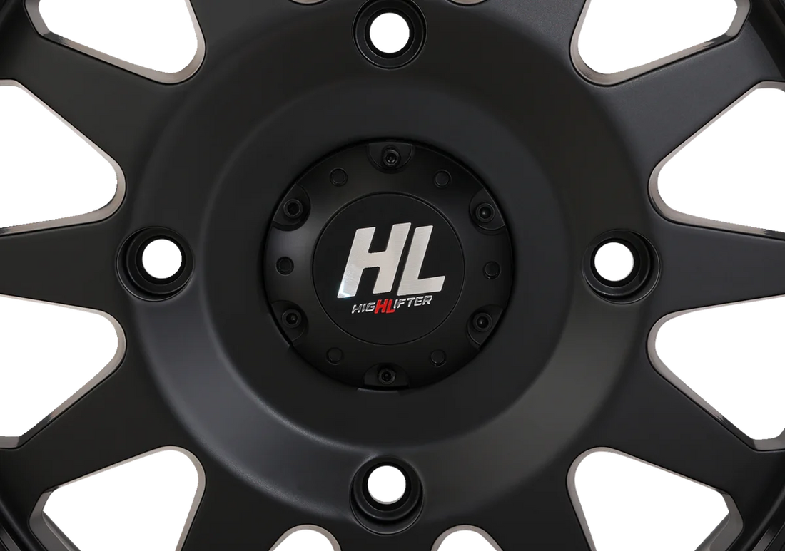 High Lifter Products Wheel - HLA1 Beadlock - Front/Rear - Matte Black - 15x7 - 4/137 - 5+2 (+40 mm) 15HLA1-1437 - Side View