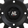 Load image into Gallery viewer, High Lifter Products Wheel - HLA1 Beadlock - Front/Rear - Matte Black - 15x7 - 5/4.5 - 5+2 (+40 mm) 15HLA1-1445 - Back View
