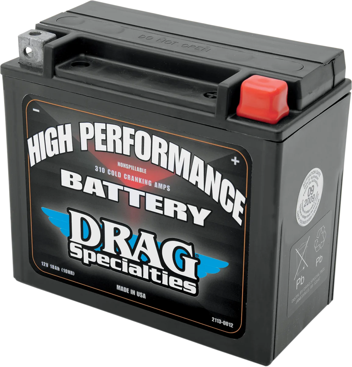 Drag Specialties DragSpecialties High Performance Battery - YTX14L ...