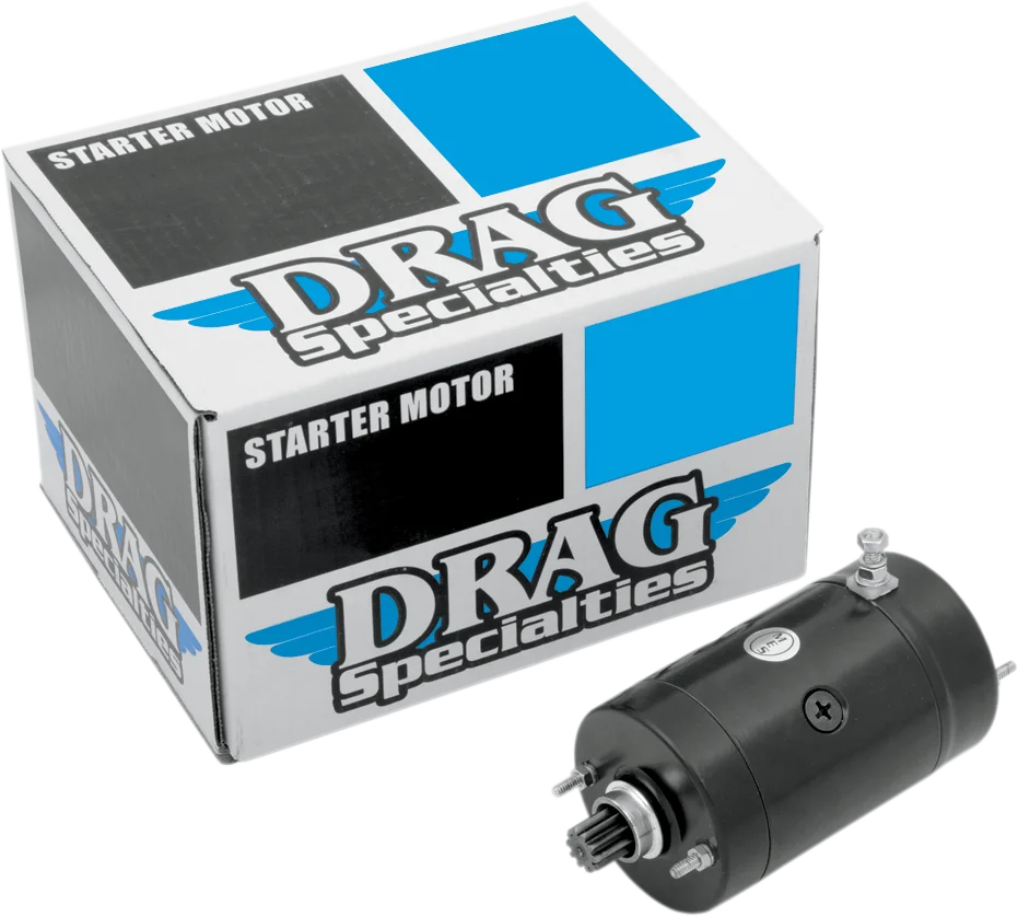 High Torque - Starter - Black DragSpecialties 18300BN - Back View