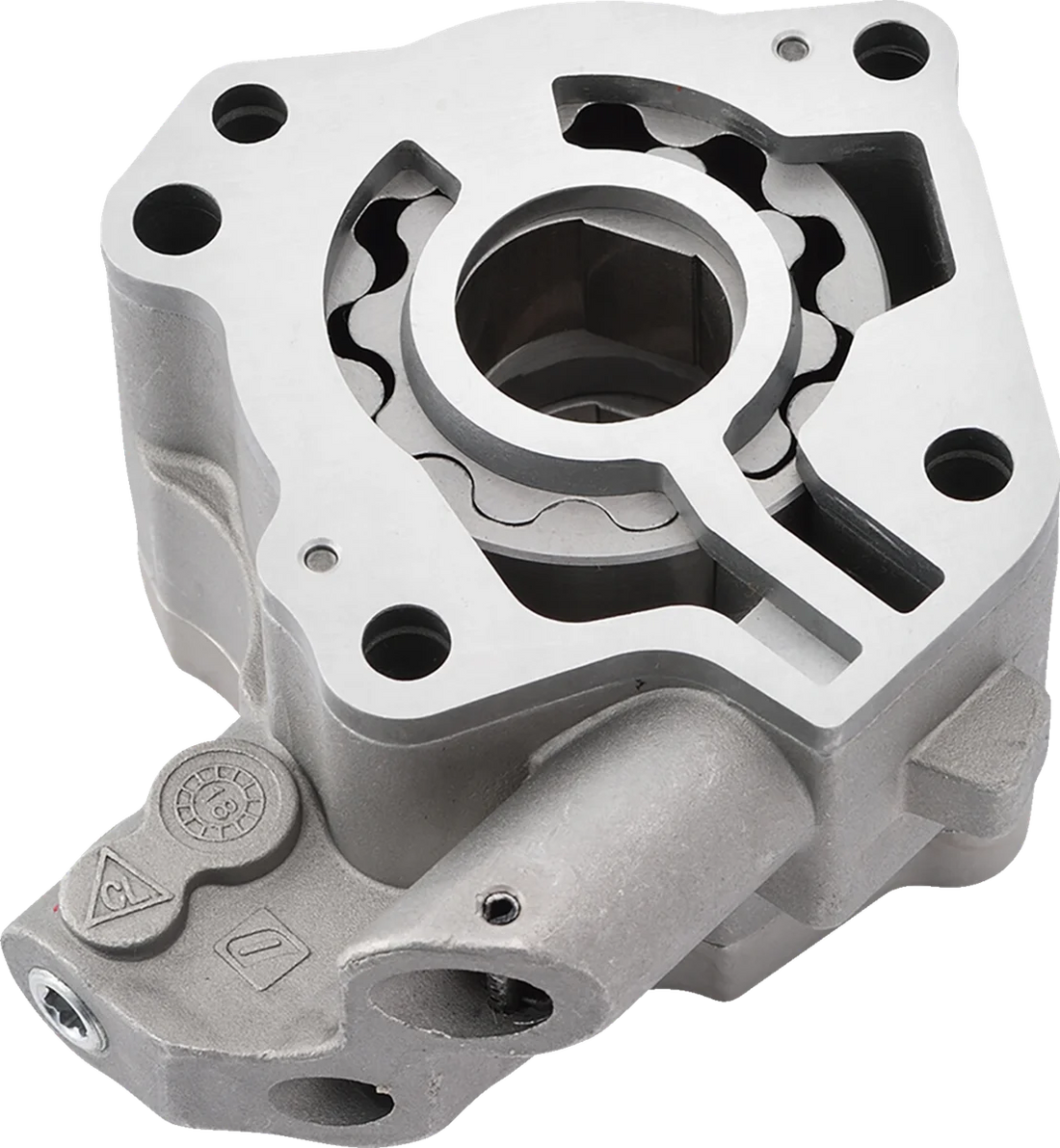 High Volume Oil Pump - M8 - without seal DragSpecialties 81080 - Side View