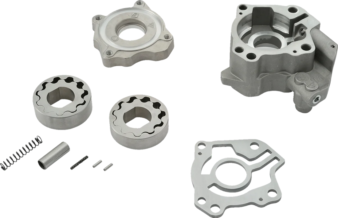 High Volume Oil Pump - M8 - without seal DragSpecialties 81080 - Installation View