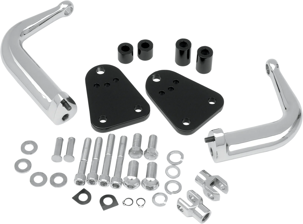 Highway Peg Mount - Black/Chrome - XL DragSpecialties 056217 - Main Product View