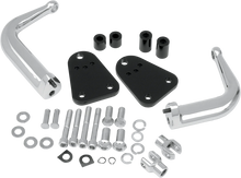 Load image into Gallery viewer, Highway Peg Mount - Black/Chrome - XL DragSpecialties 056217 - Main Product View