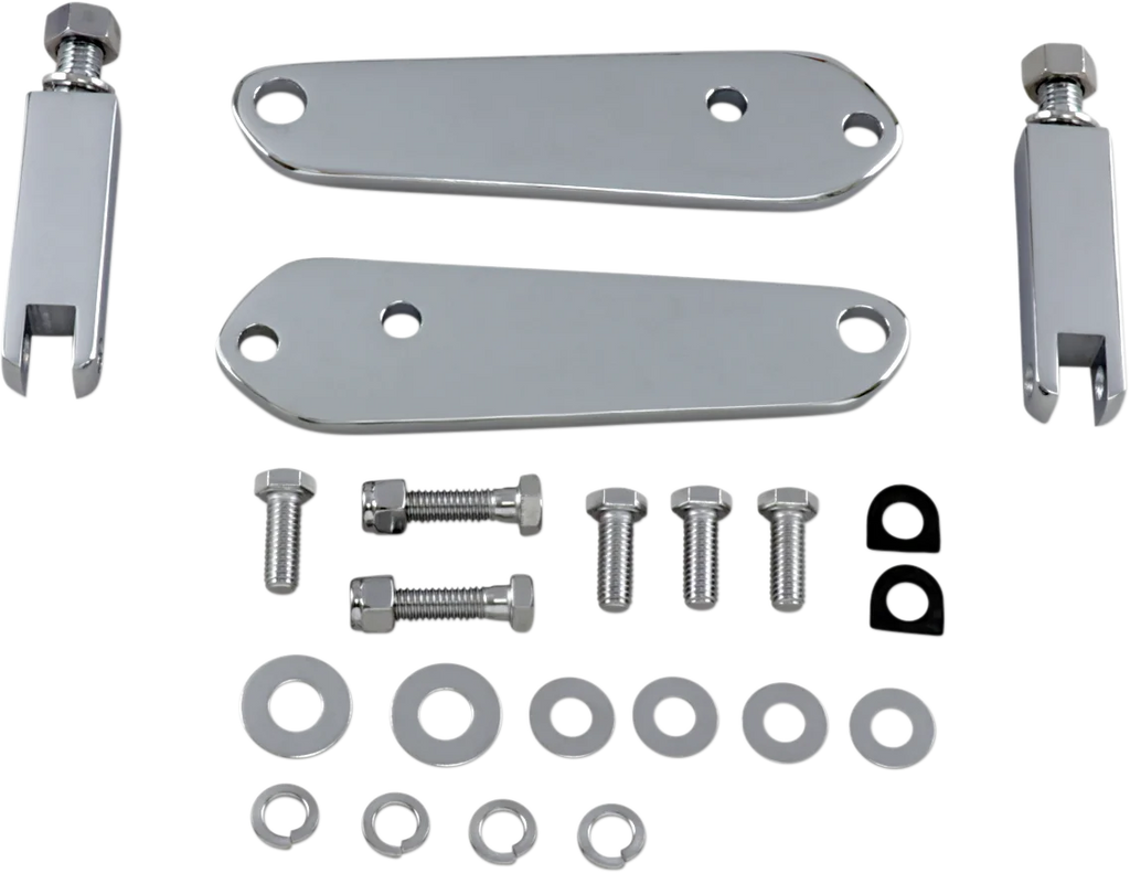 Highway Peg Mount - Chrome - Dyna DragSpecialties 75416 - Main Product View