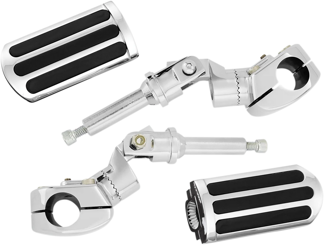 Highway Pegs - Flame - GL1800 Show Chrome - Side View