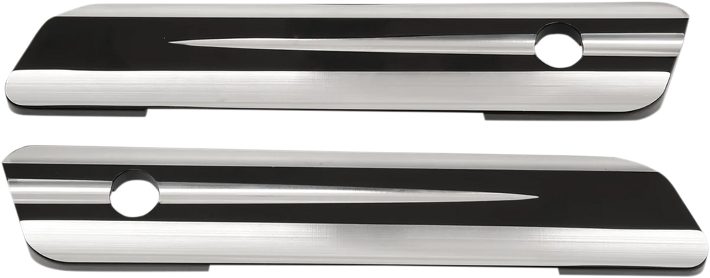 Hinge Covers - Black - FL '14-'24 DragSpecialties S77-0149B - Main Product View