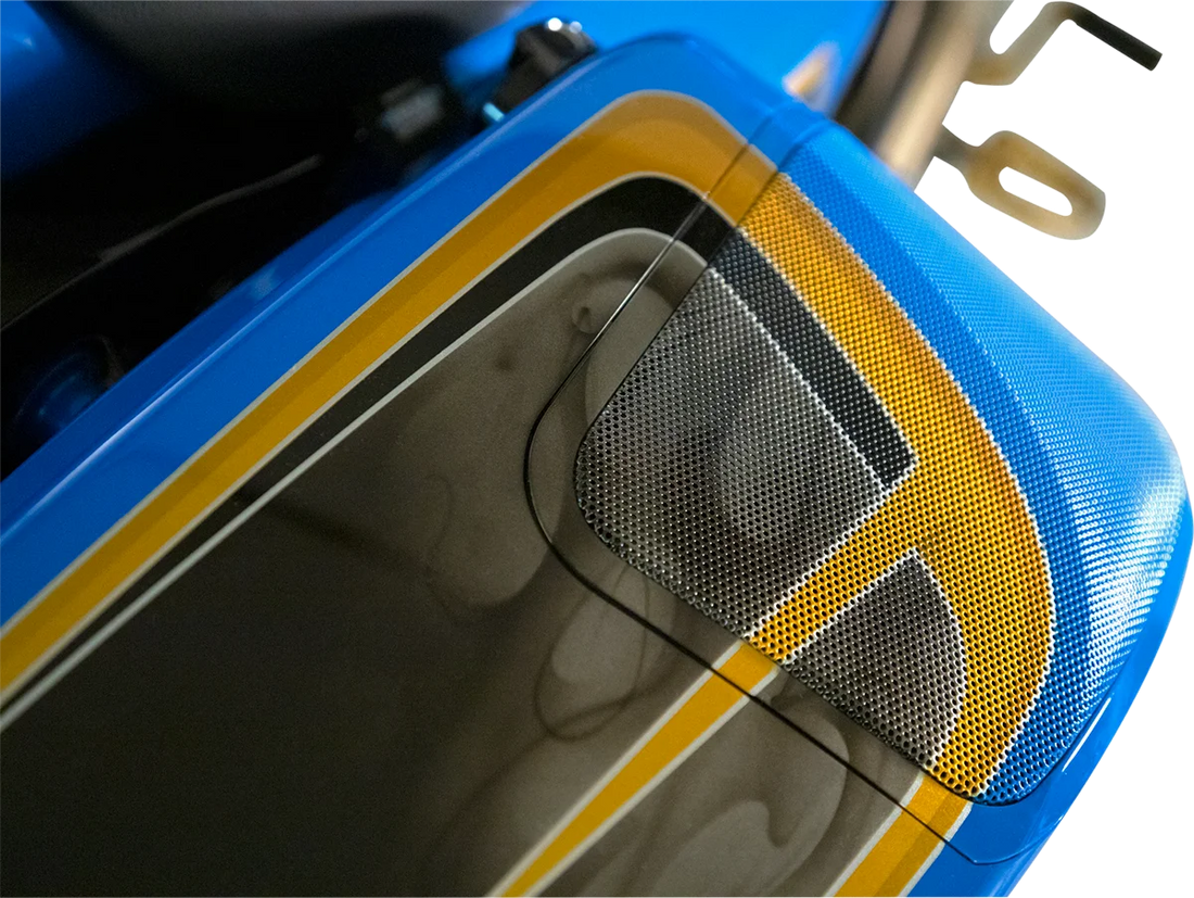 Hogtunes Speaker Lid Kit - w/o Speakers HT LID-RM - Side View