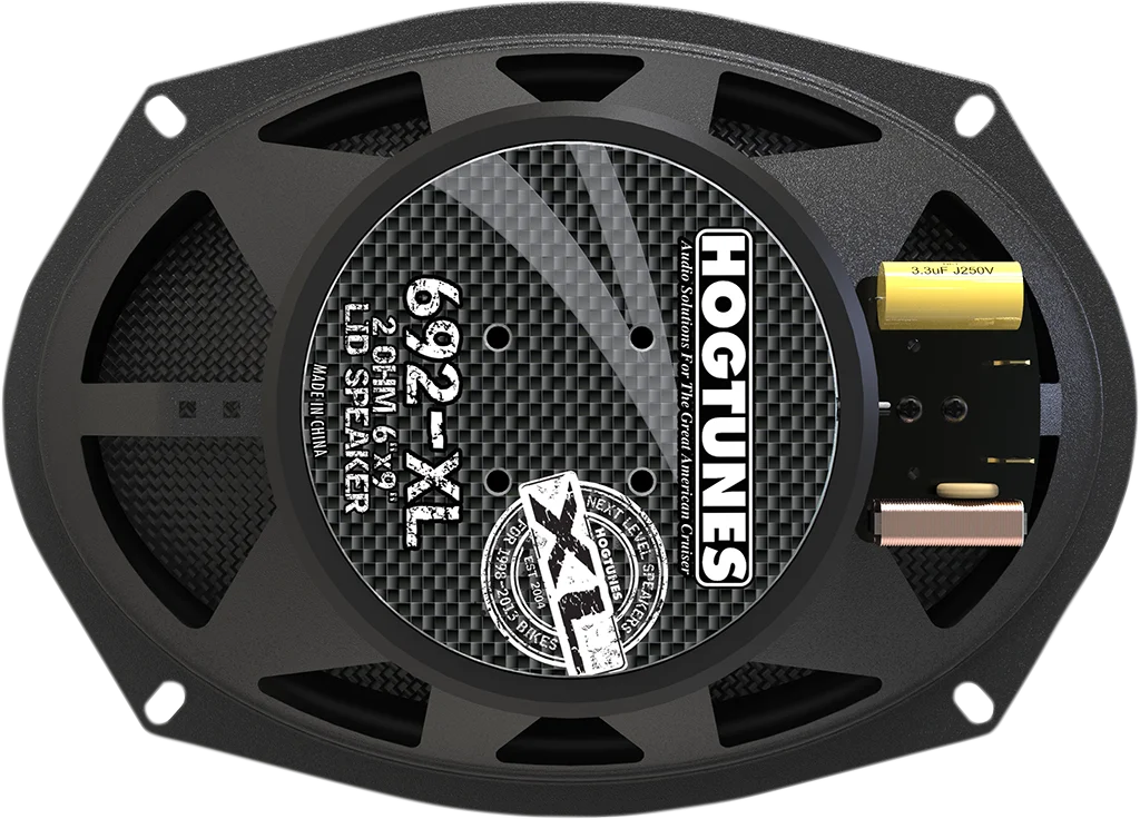 Hogtunes XL Series Lid Speakers - 6" x 9" - Universal 692-XL - Back View
