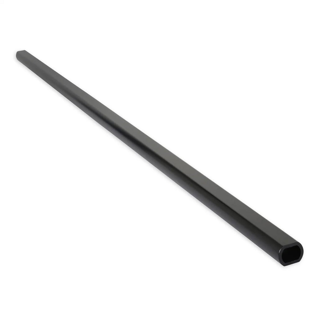 Holley 1-inch DD x 36-inches Long - Black Zinc Finish 320-200 - Back View