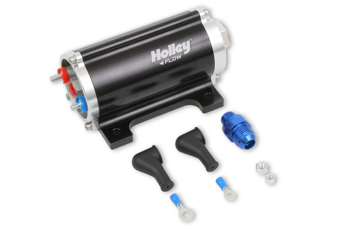 Holley 100 GPH Universal In-line Electric Fuel Pump 12-170 - Installation View
