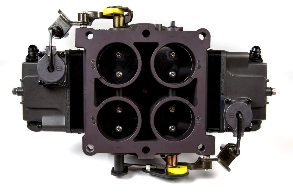 Holley 1050 CFM - 4500 - Mechanical Secondaries - Hard Core Gray - Gasoline 0-80903HBM - Side View