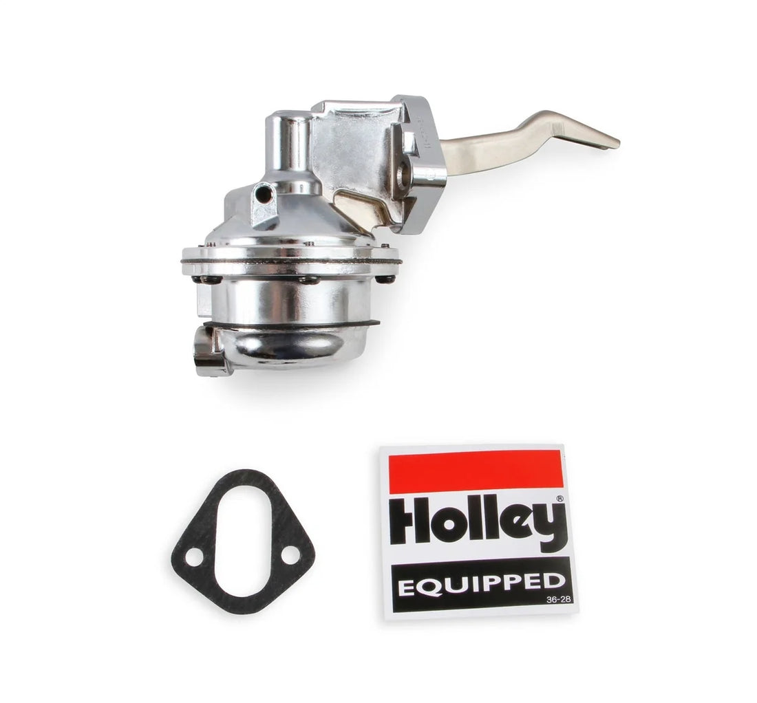 Holley 110 GPH Mechanical Fuel Pump 12-390-11 - Side View