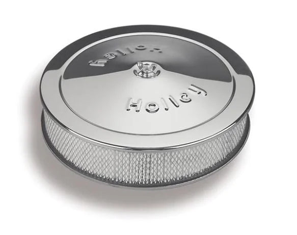 Holley 14" Chrome Round Air Cleaner 120-102 - Main Product View