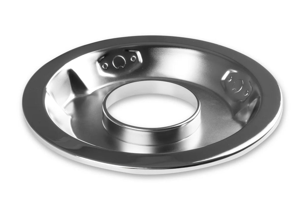 Holley 14" Chrome Round Air Cleaner 120-102 - Back View