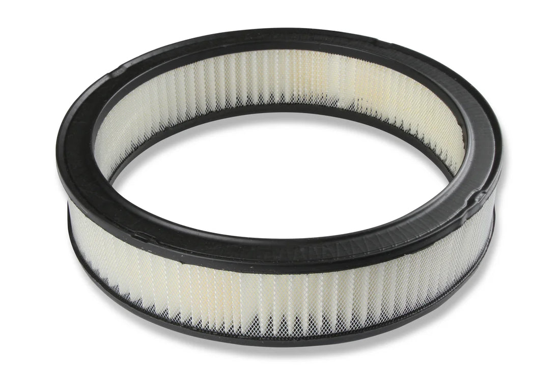 Holley 14" Chrome Round Air Cleaner 120-102 - Installation View