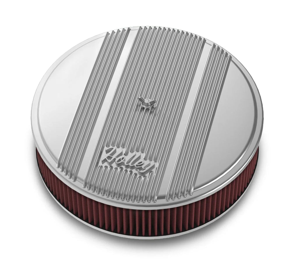 Holley 14" Round Finned Air Cleaner 120-151 - Main Product View