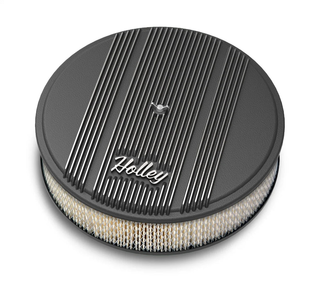 Holley 14" Round Finned Air Cleaner 120-152 - Main Product View