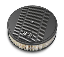 Load image into Gallery viewer, Holley 14" Round Finned Air Cleaner 120-152 - Main Product View