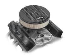 Load image into Gallery viewer, Holley 14" Round Finned Air Cleaner 120-152 - Side View