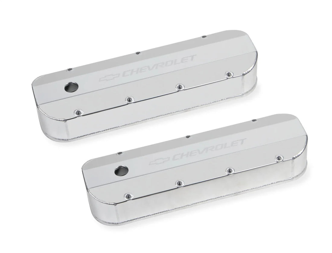 Holley 1965-2000 Chevrolet 396-454 Big Block - 1/4" Thick Billet Rail 241-278 - Side View