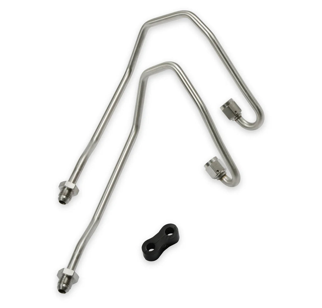 Holley 1967-1976 Mopar A-Body with Borgeson Power Steering Box & BH23104 Headers 198-231 - Side View