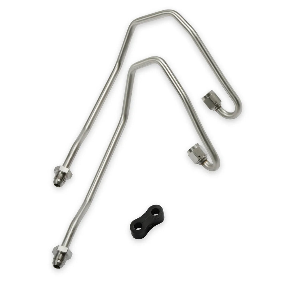 Holley 1967-1976 Mopar A-Body with Borgeson Power Steering Box & BH23104 Headers 198-231 - Side View