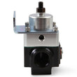 Load image into Gallery viewer, Holley 2 Port Double Adjustable Regulator 10AN Adjustable from 4-9 PSI 12-883 - Back View
