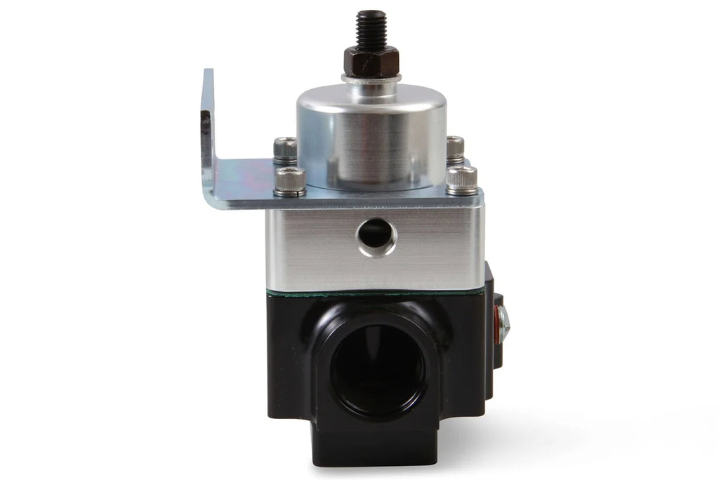 Holley 2 Port Double Adjustable Regulator 10AN Adjustable from 4-9 PSI 12-883 - Back View