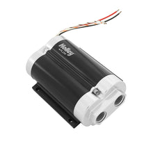 Load image into Gallery viewer, Holley 200 GPH Dominator In-Line Billet Fuel Pump (Dual Inlet) - Back View
