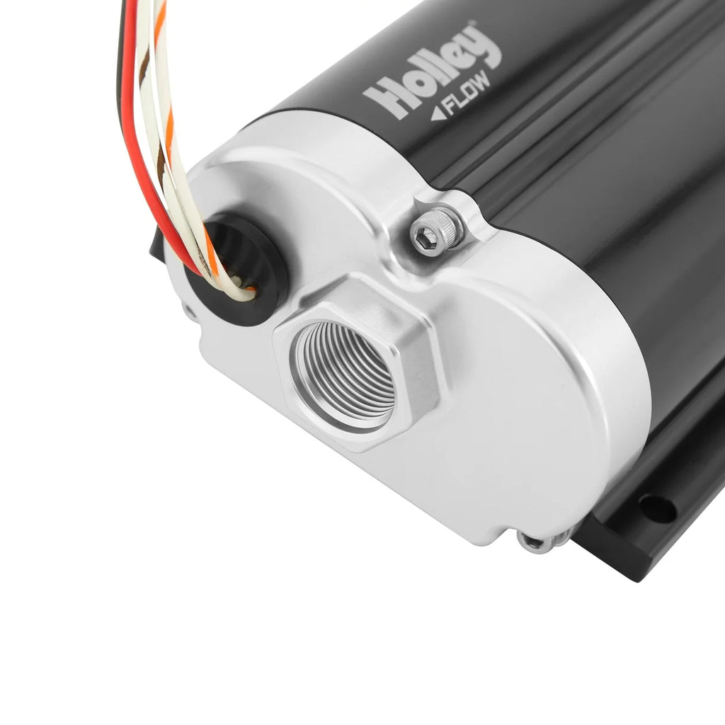 Holley 200 GPH Dominator In-Line Billet Fuel Pump (Dual Inlet) - Installation View