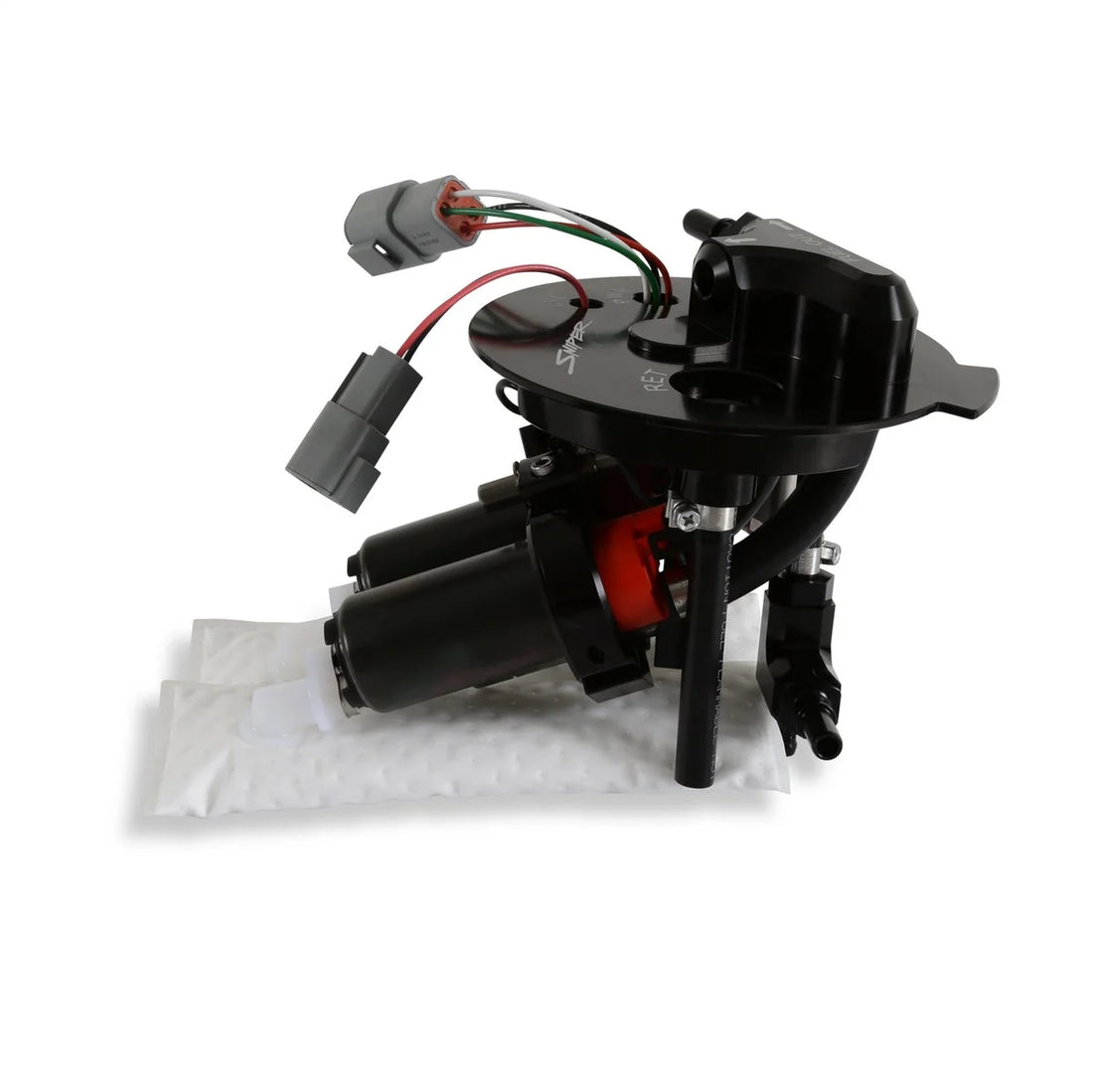 Holley 2010-2015 Camaro Dual 340 LPH Pump Module 12-350 - Installation View