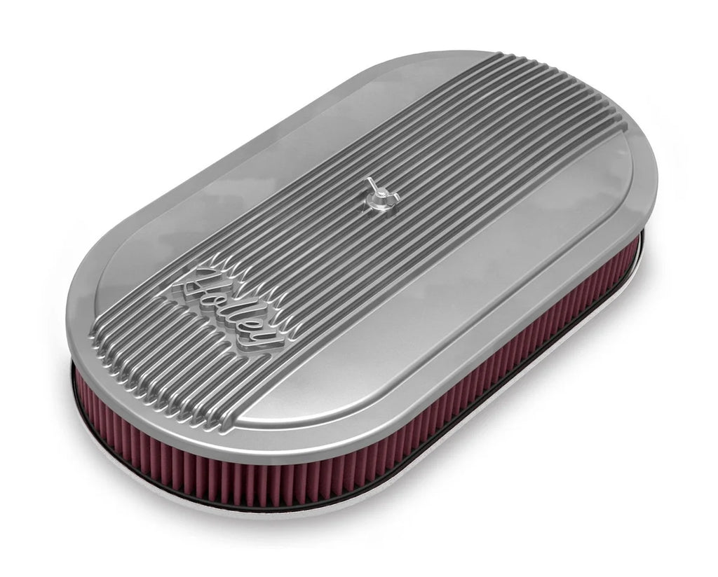 Holley 2.5 x 17 x 9 Inch Red Cotton Gauze Filter Element - Single 4-bbl Baseplate 120-400 - Main Product View