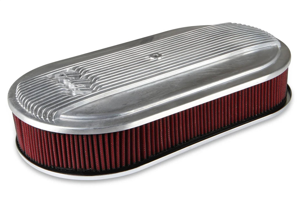 Holley 2.5 x 17 x 9 Inch Red Cotton Gauze Filter Element - Single 4-bbl Baseplate 120-400 - Additional View 7