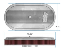 Load image into Gallery viewer, Holley 2.5 x 17 x 9 Inch Red Cotton Gauze Filter Element - Single 4-bbl Baseplate 120-400 - Additional View 10